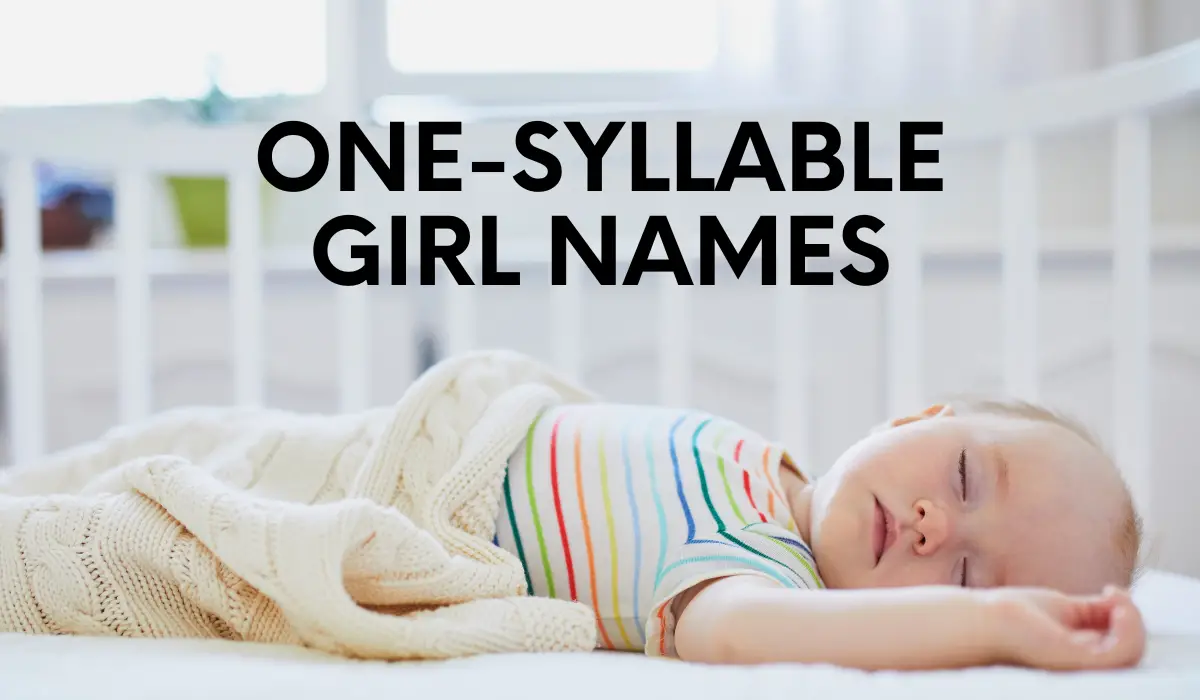 one syllable girl names